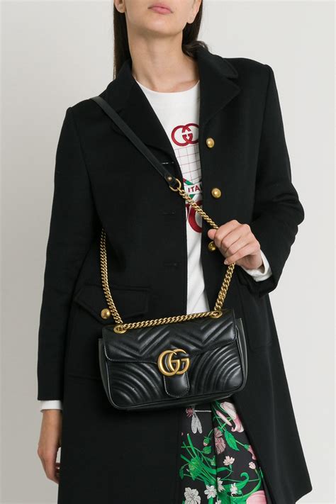 Gucci Marmont matelasseé small shoulder